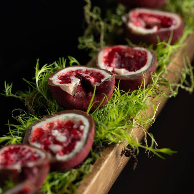 Chocolate Frozen Raspberries