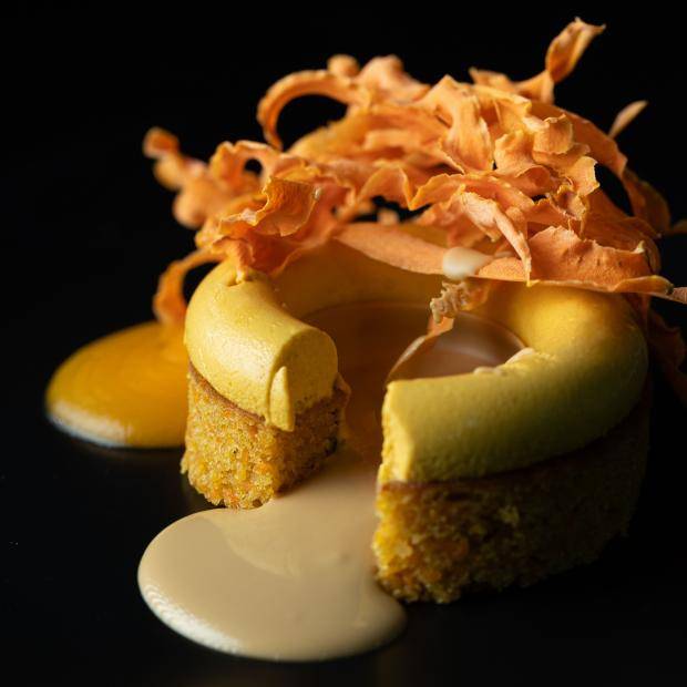 Gold Caramel Carrot Cake